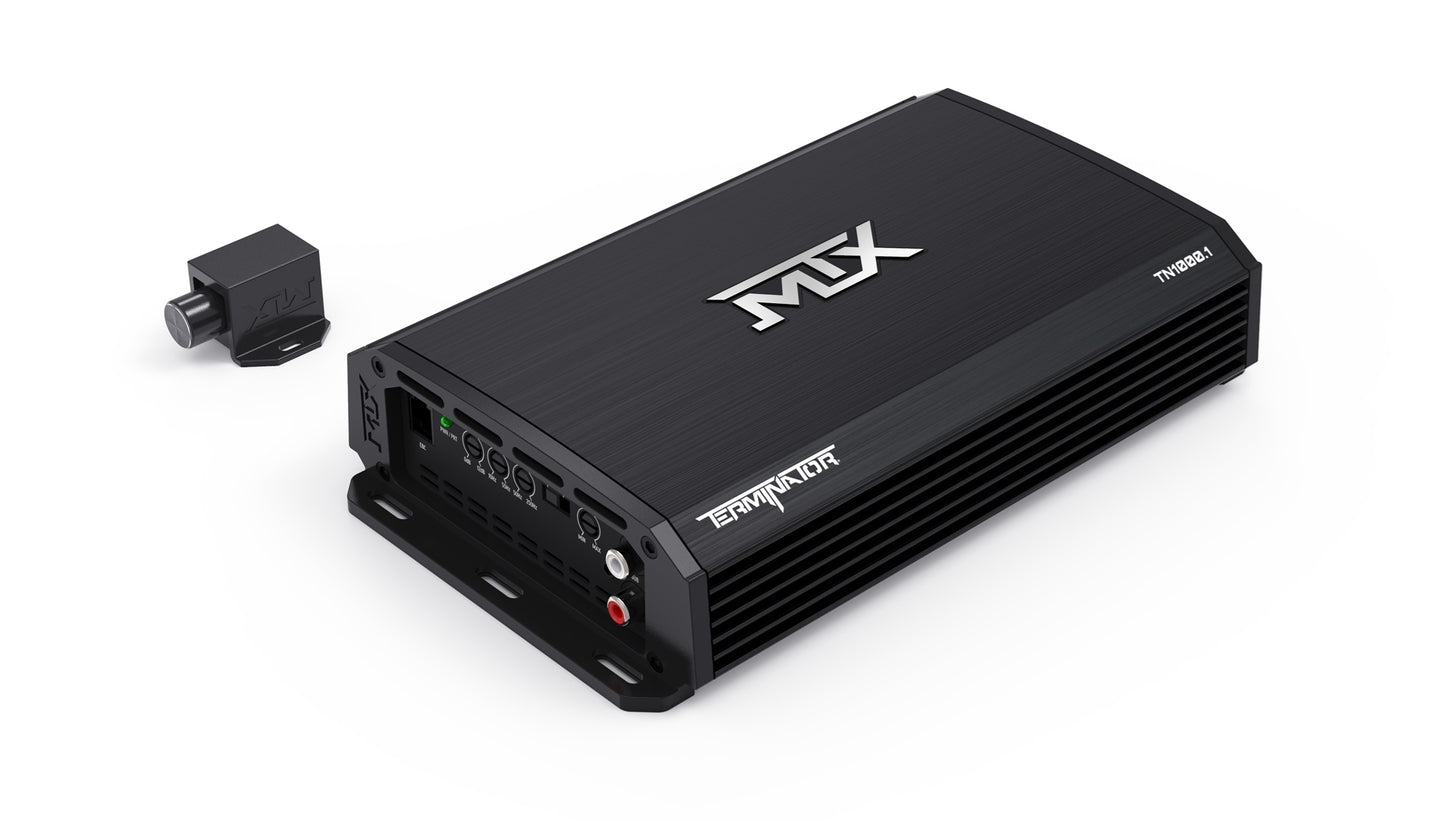 MTX TERMINATOR 1000-Watt RMS 1Ω Mono Block Class D Amplifier - Automated Entertainment Inc.