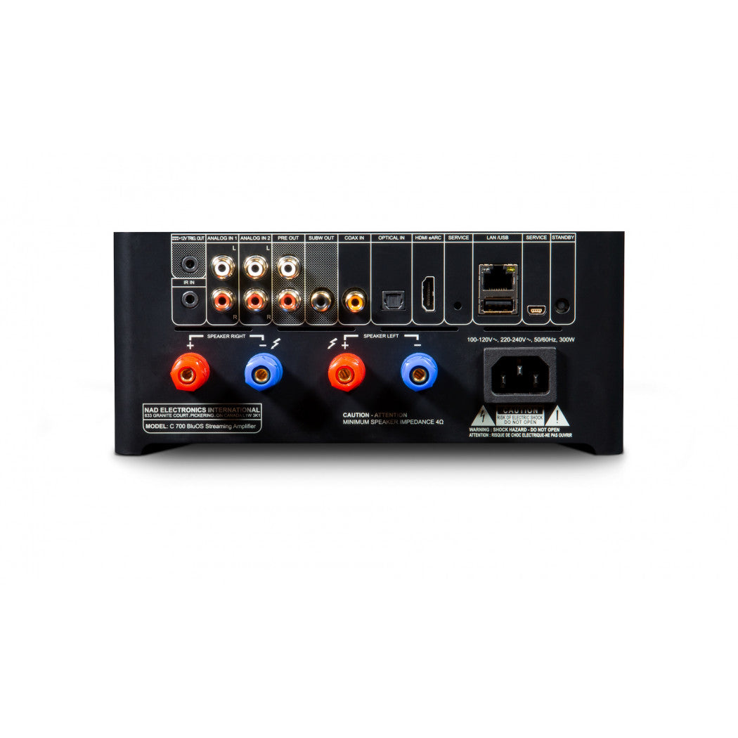 NAD C700 BluOS Streaming Amplifier - Automated Entertainment Inc.