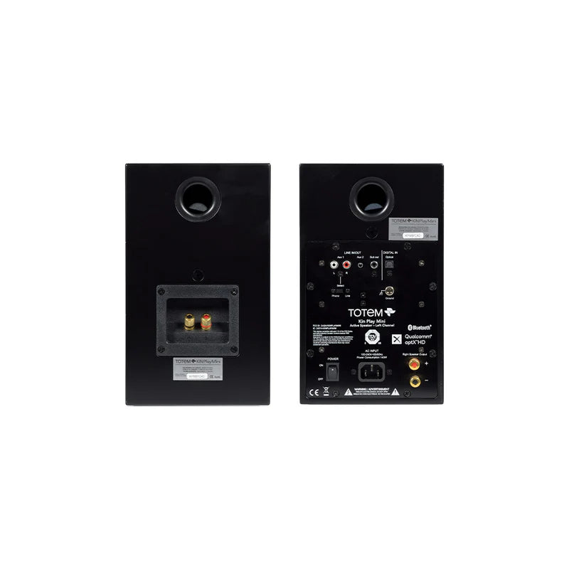 KIN by Totem PLAY MINI Bluetooth Powered Bookshelf Speakers (Pair) - Automated Entertainment Inc.