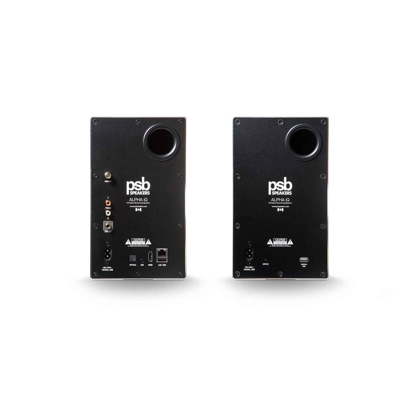 PSB Alpha iQ Streaming Powered Bookshelf Speakers with BluOS