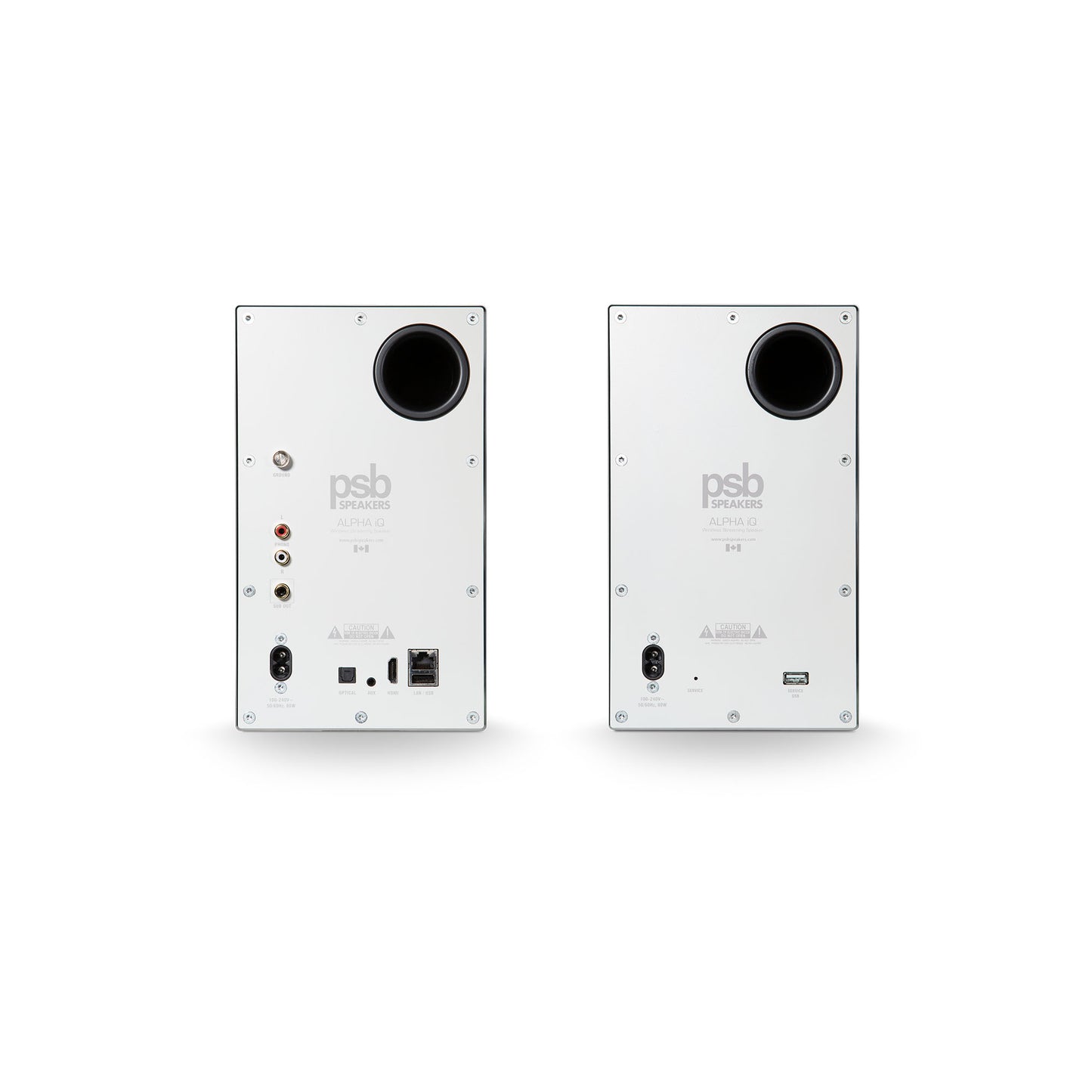 PSB Alpha iQ Streaming Powered Bookshelf Speakers with BluOS - Automated Entertainment Inc.
