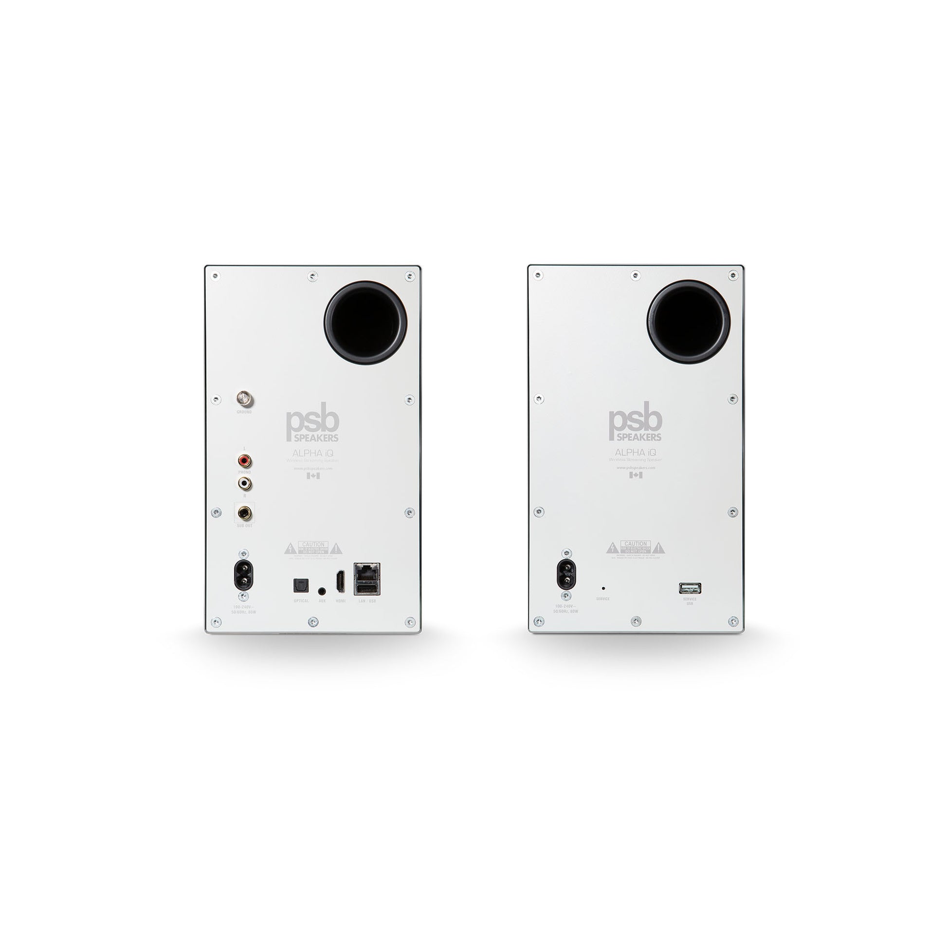 PSB Alpha iQ Streaming Powered Bookshelf Speakers with BluOS - Automated Entertainment Inc.