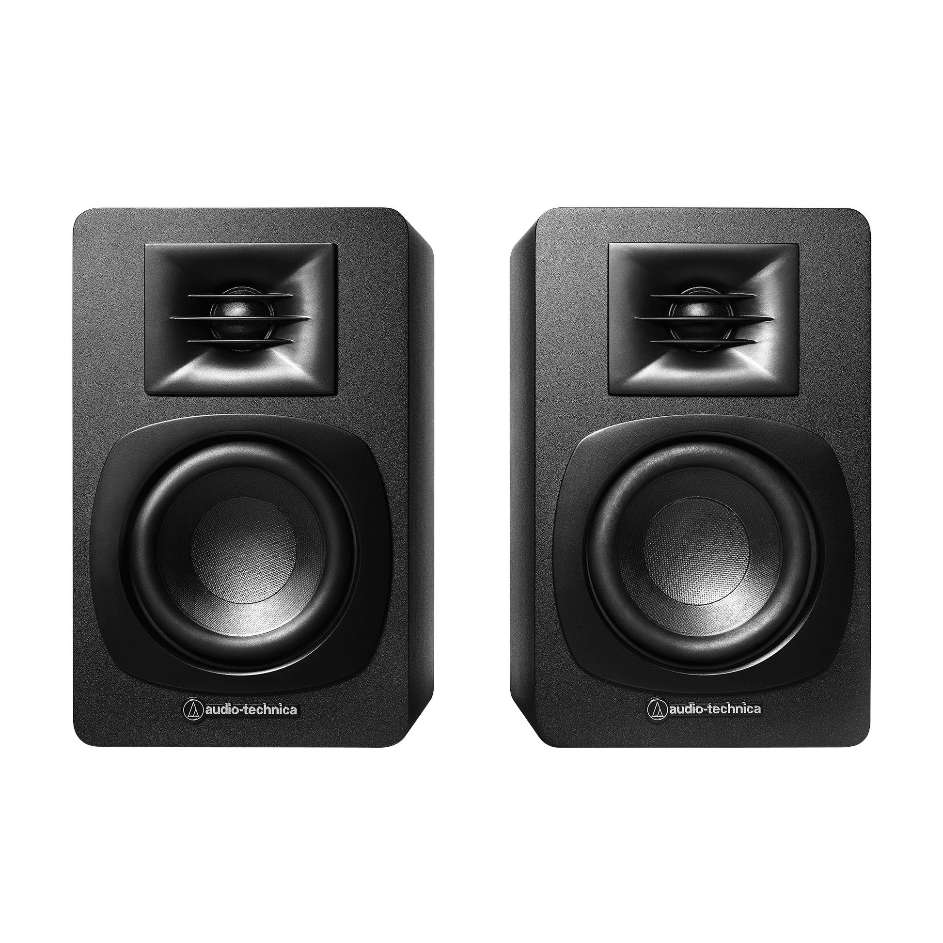 Audio Technica AT-SP3X Powered Bookshelf Speakers (Pair) - Automated Entertainment Inc.