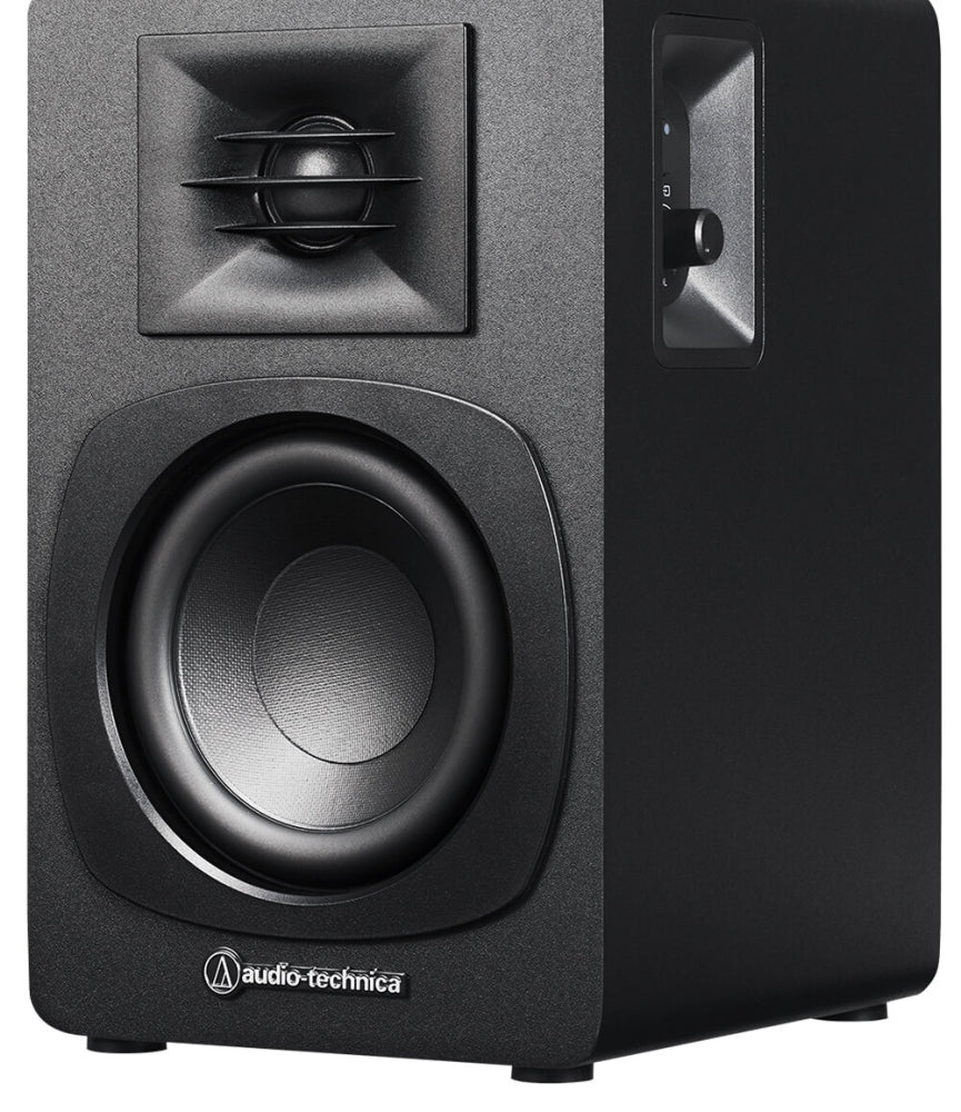 Audio Technica AT-SP3X Powered Bookshelf Speakers (Pair) - Automated Entertainment Inc.