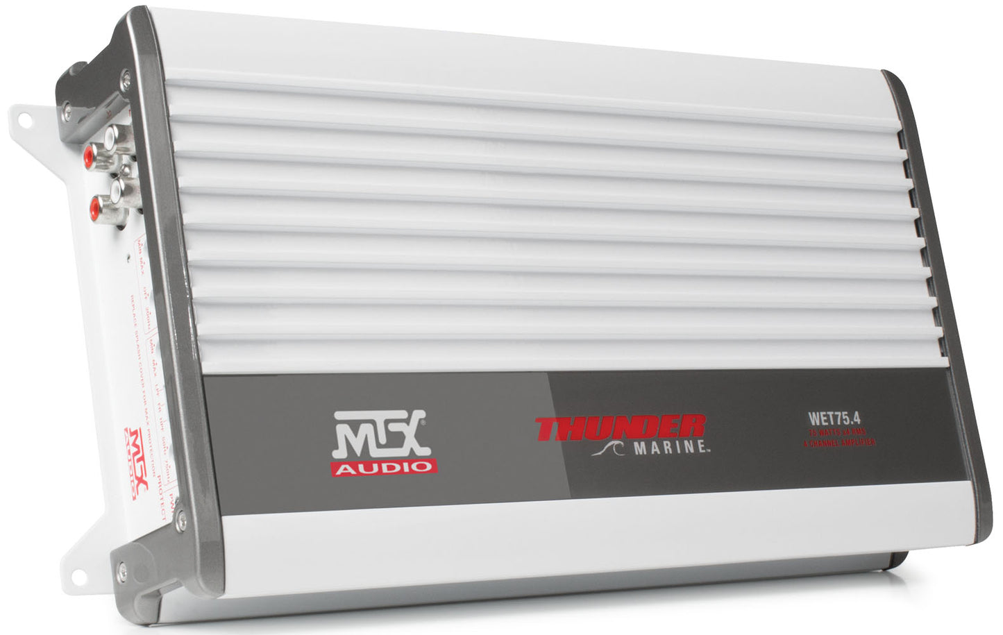 MTX Wet Series 400-Watt RMS 4-Channel Class A/B Marine Amplifier