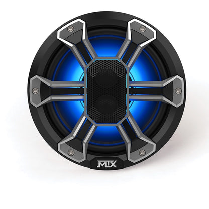 MTX Mud Series 6.5" 50W RMS 4Ω Cage Mount Coaxial Speakers with RGB LED (Pair)