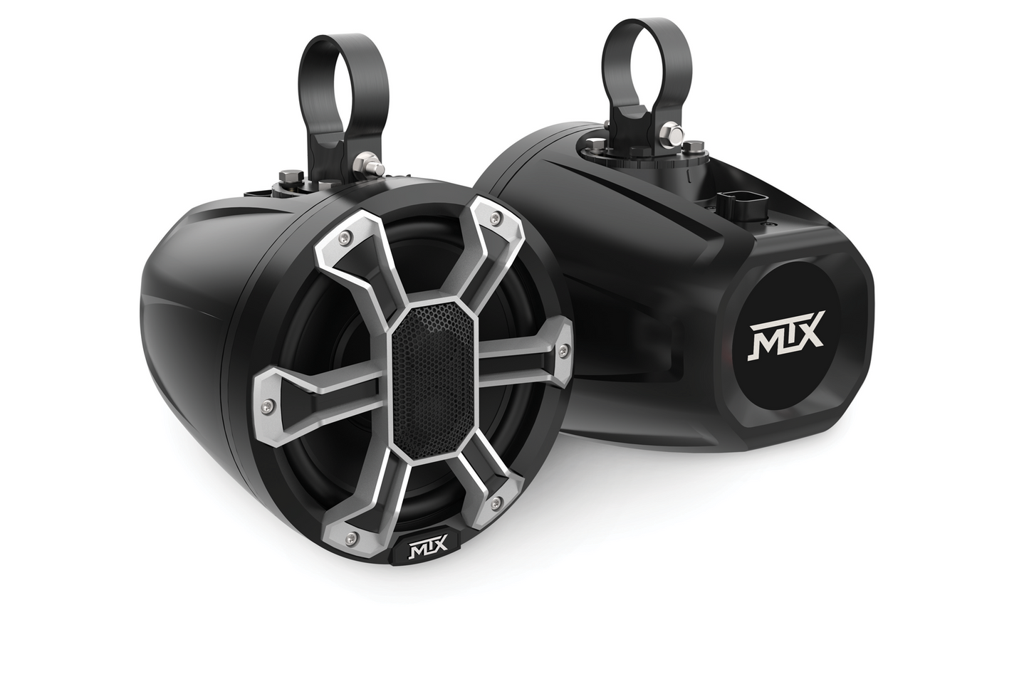 MTX Mud Series PS65C-BP 6.5” 4Ω 85-Watt RMS IP67 Rated Customizable Speaker Pod with RGB Lighting  (Pair)