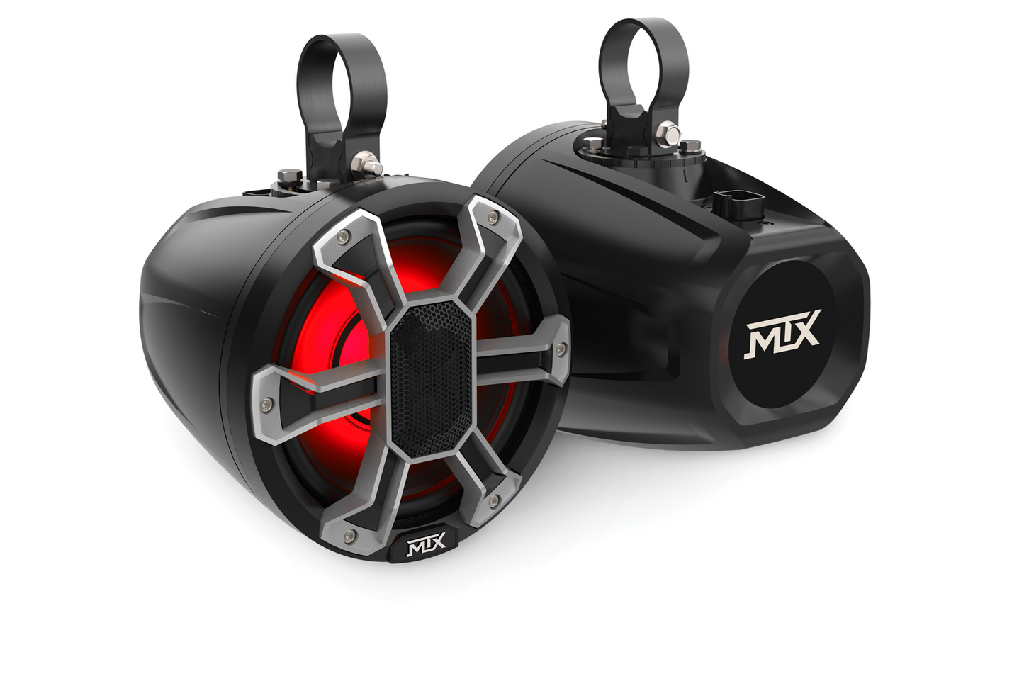 MTX Mud Series PS65C-BP 6.5” 4Ω 85-Watt RMS IP67 Rated Customizable Speaker Pod with RGB Lighting  (Pair)