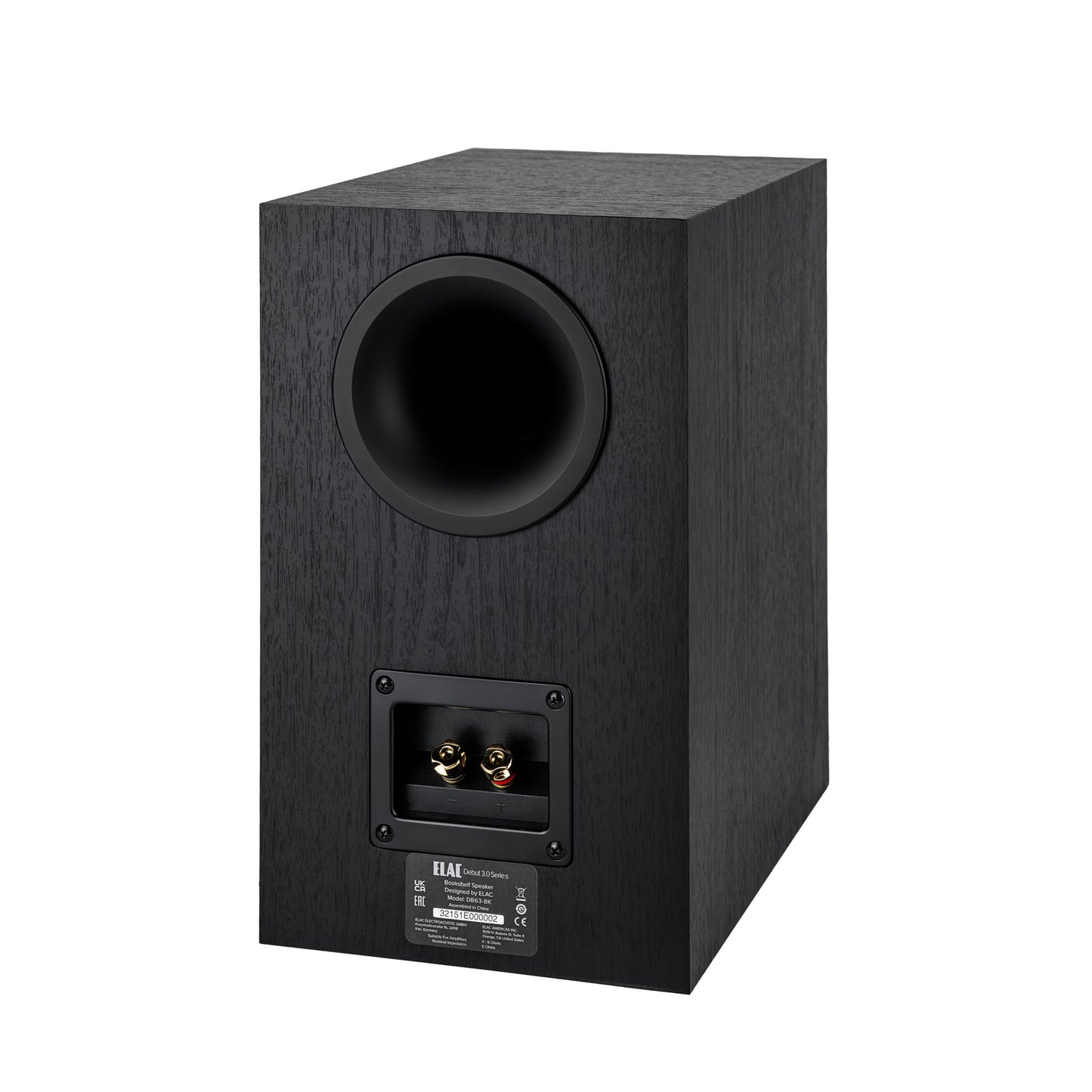 ELAC Debut 3.0 DB63-BK Bookshelf Speakers (Pair)