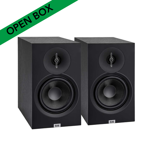 OPEN BOX - ELAC Debut 3.0 DB63-BK Bookshelf Speakers (Pair)