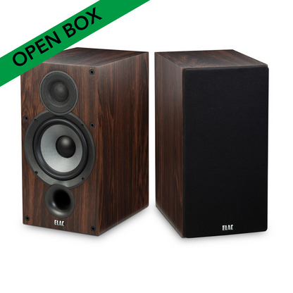 OPEN BOX - ELAC Debut 2.0 DB62 Bookshelf Speakers Walnut (Limited Edition Pair)