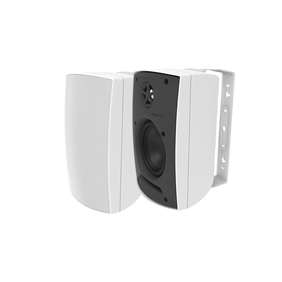 5.25in Adept Indoor/Outdoor Speakers, Pivot Twtr, 75w