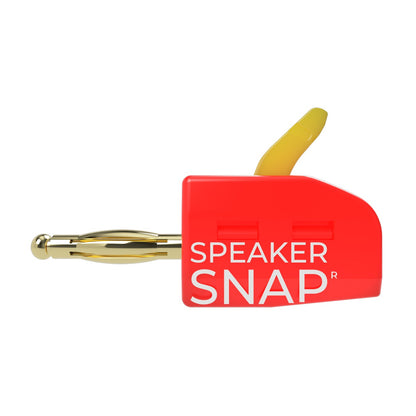 Speaker Snap Banana Plugs Toolless, Red & Black 50 Pair / 100 Pieces