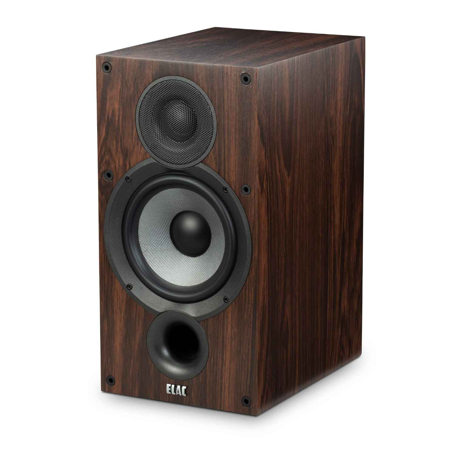 ELAC Debut 2.0 DB62 Bookshelf Speakers Walnut (Exclusive Limited ELAC Debut 2.0 DB62 Bookshelf Speakers Walnut (Exclusive Limited